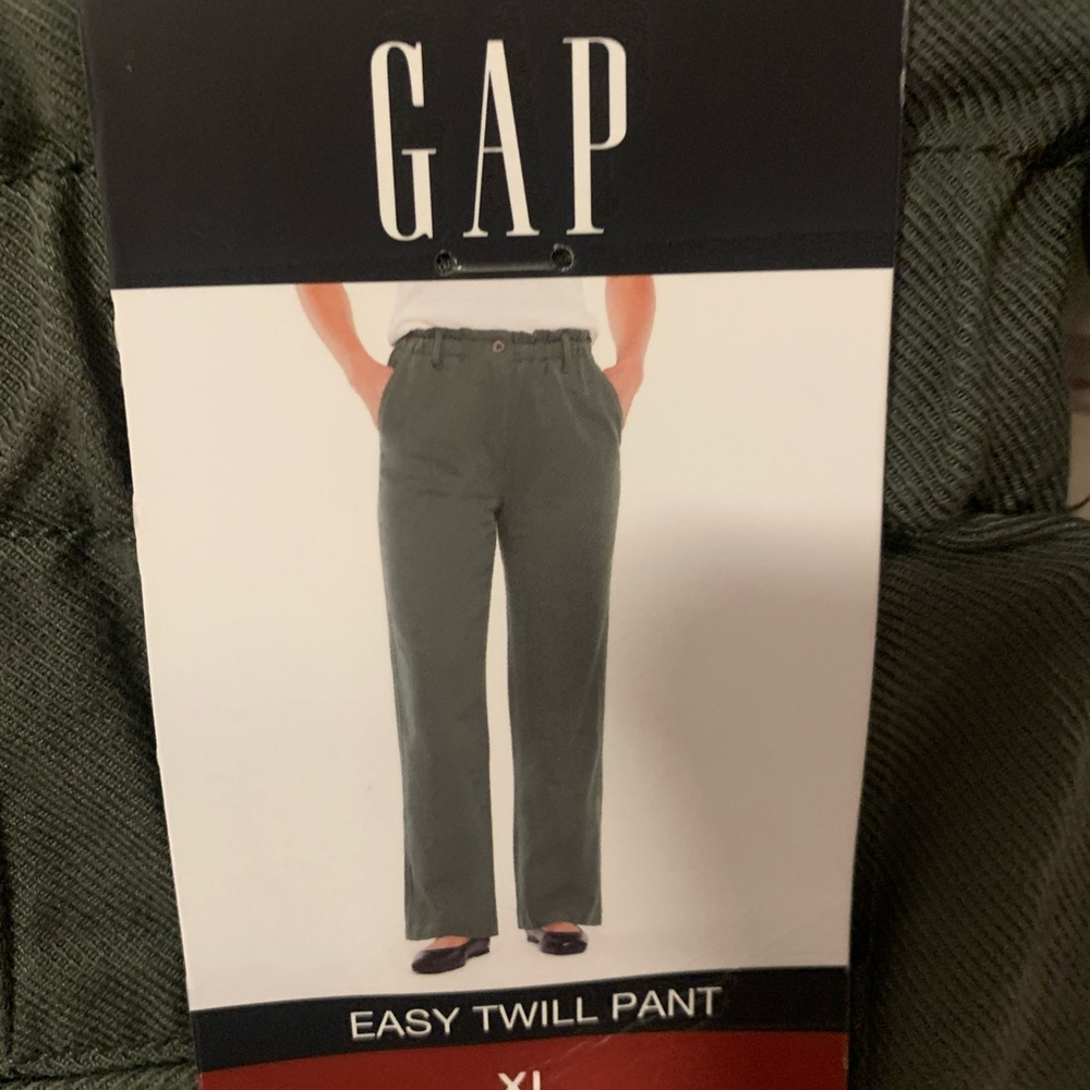 GAP Women's Green Easy Twill Pants